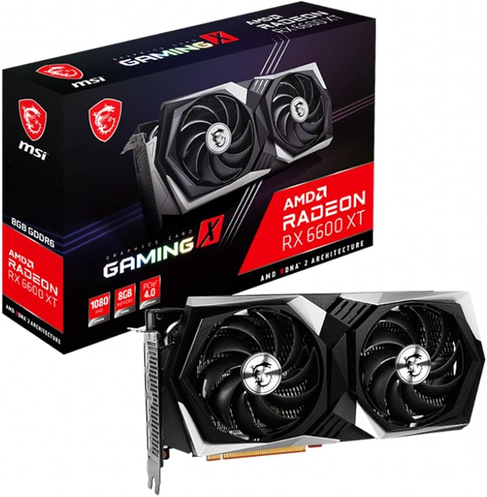 Amazon | MSI Radeon RX 6600 XT GAMING X 8G グラフィックスボード