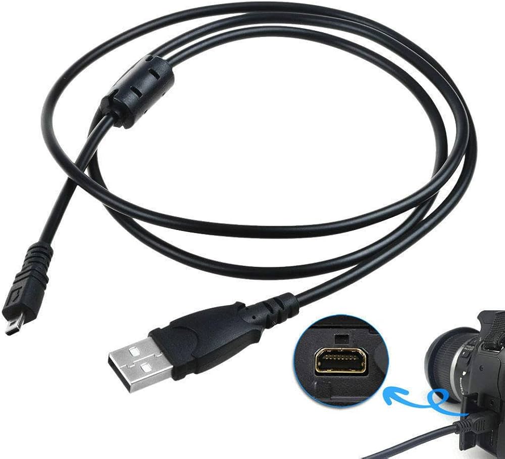 Amazon.com: Focaltop USB Data Sync Cable for Panasonic Lumix