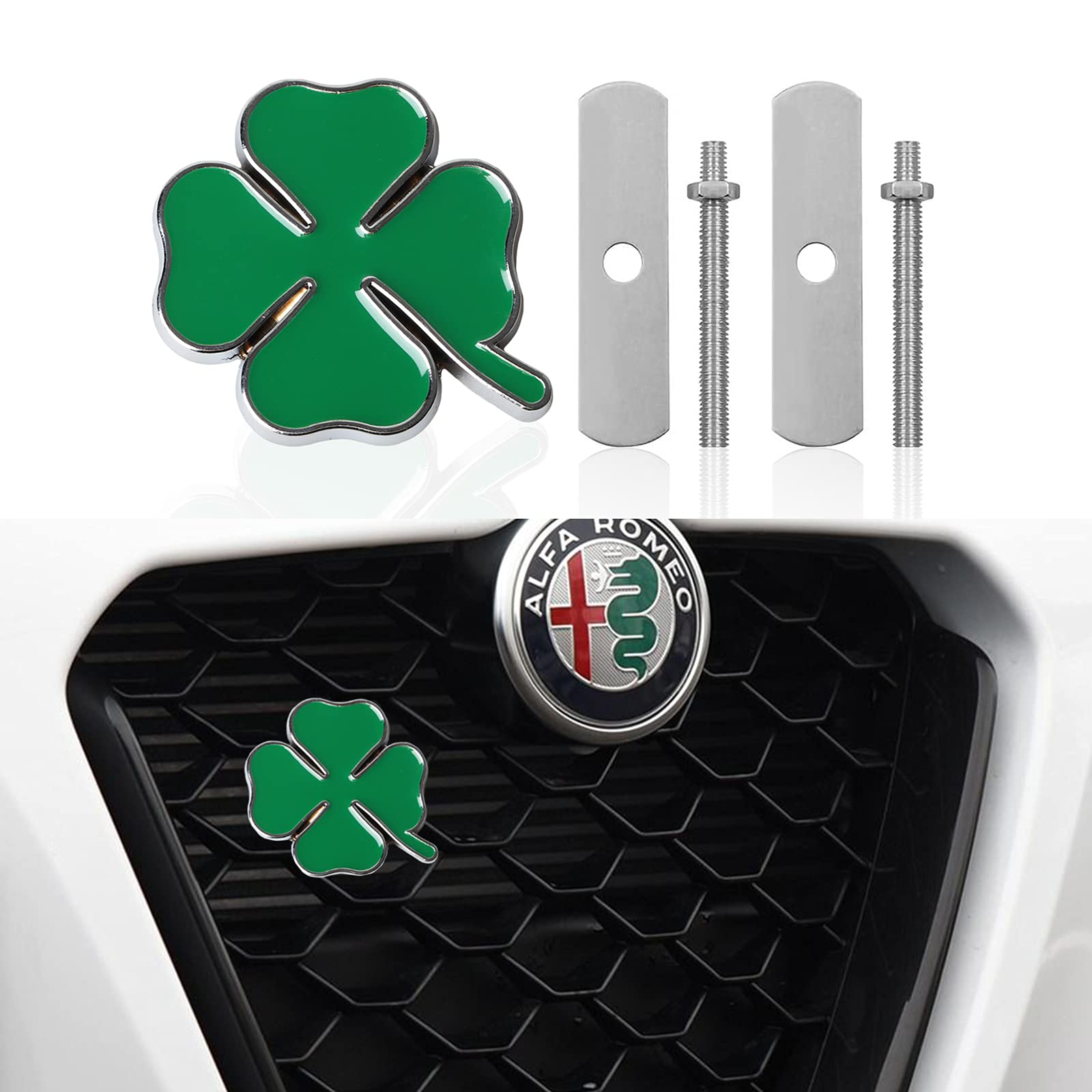 Amazon.co.jp: アルファロメオ3Dメタルスタイリングカーフロントグリル