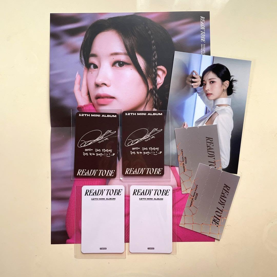 Amazon.co.jp: TWICE ダヒョン ready to be セット トレカ 売り : おもちゃ