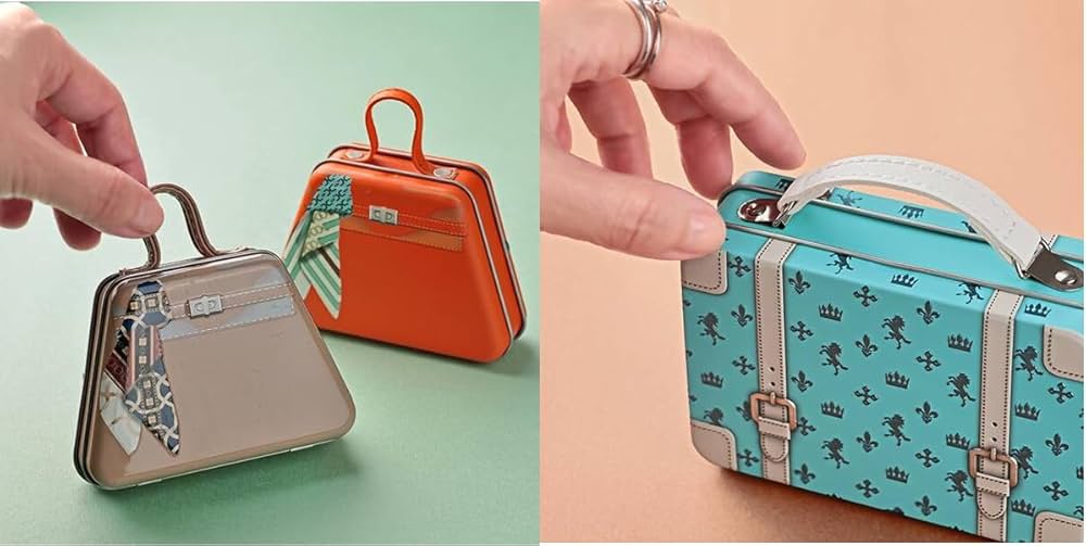 Amazon | カルディ ミニトランク缶 ミニチュアハンドバッグ缶 3種