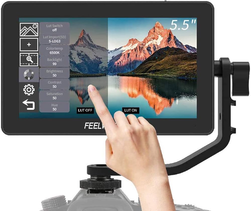 Amazon | FEELWORLD F6 Plus カメラビデオ モニター タッチスクリーン