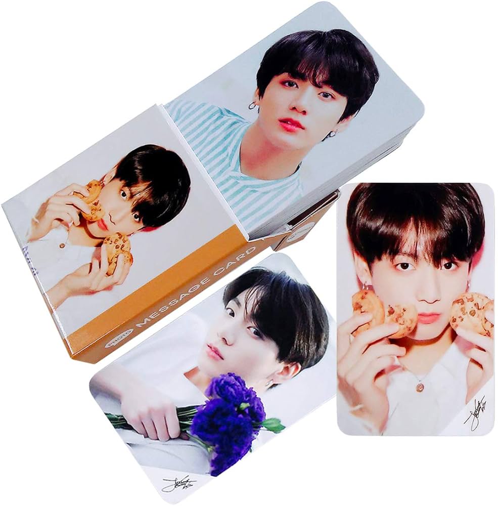 BTS Jungkook Photocard 30pcs Bangtan Boys Jung Kook PHOTO MESSAGE