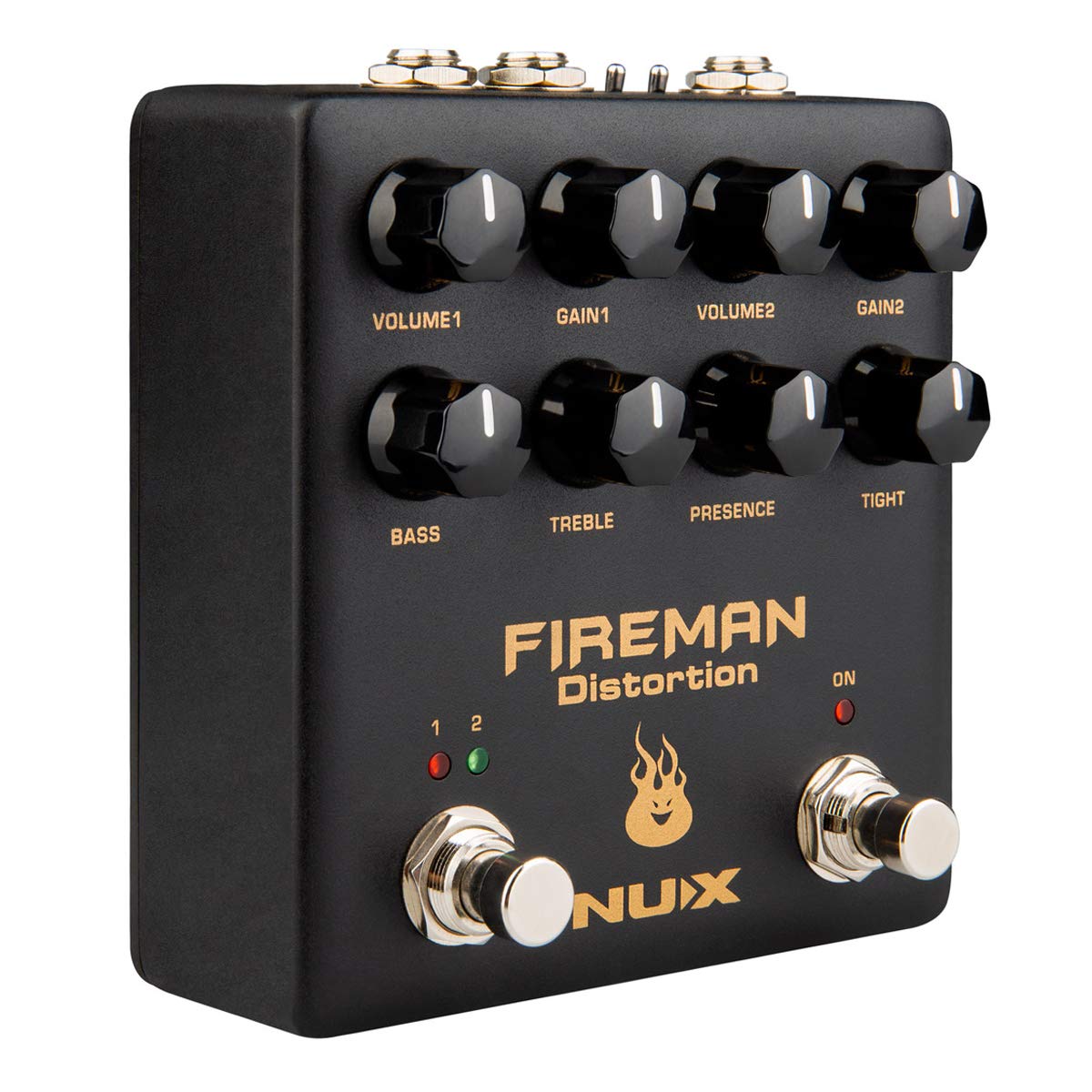 Amazon.com: NUX Fireman Distortion Effect Pedal, Dual Channel