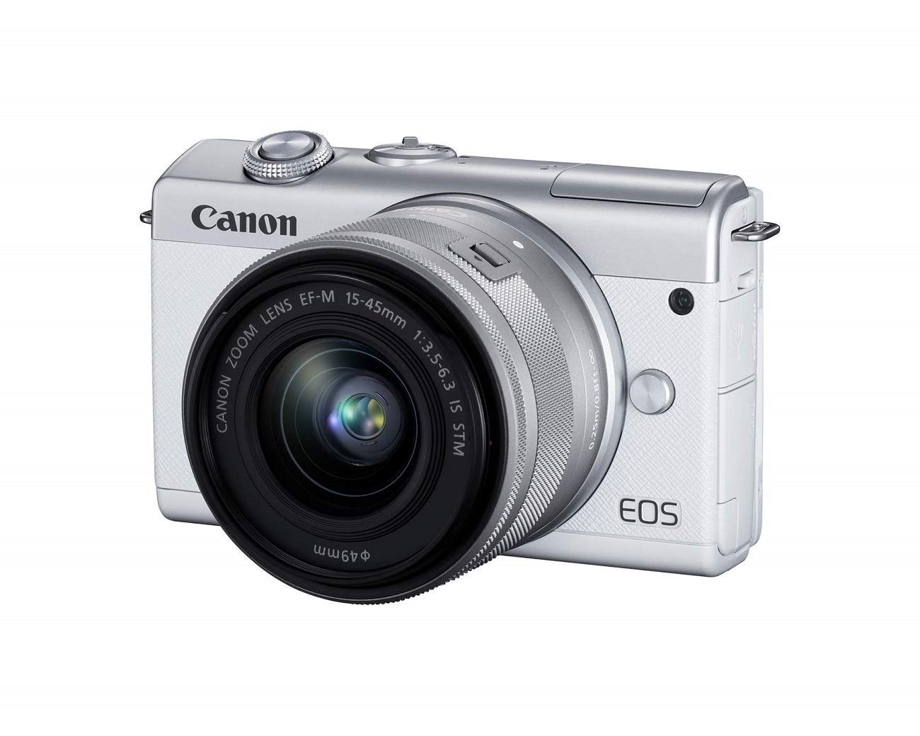 Amazon.com : Canon EOS M200 EF-M 15-45mm is STM Kit (White