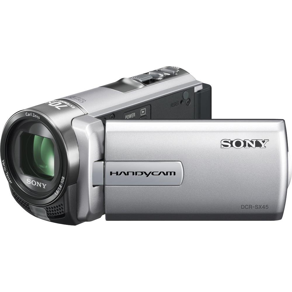Amazon.com : Sony DCR-SX45 Handycam Camcorder (Silver) : Electronics