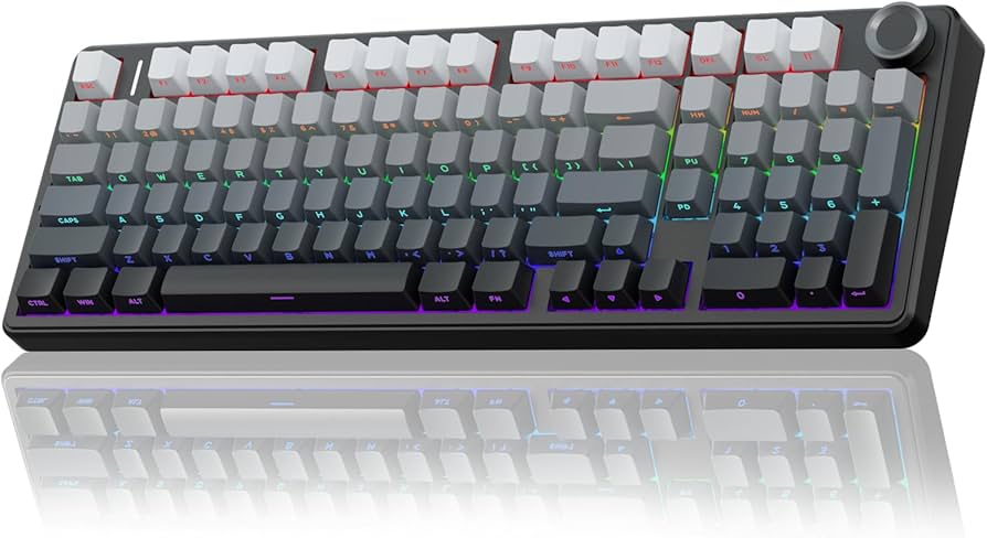 Amazon.com: AULA F99 Pro Wireless Mechanical Keyboard with Knob