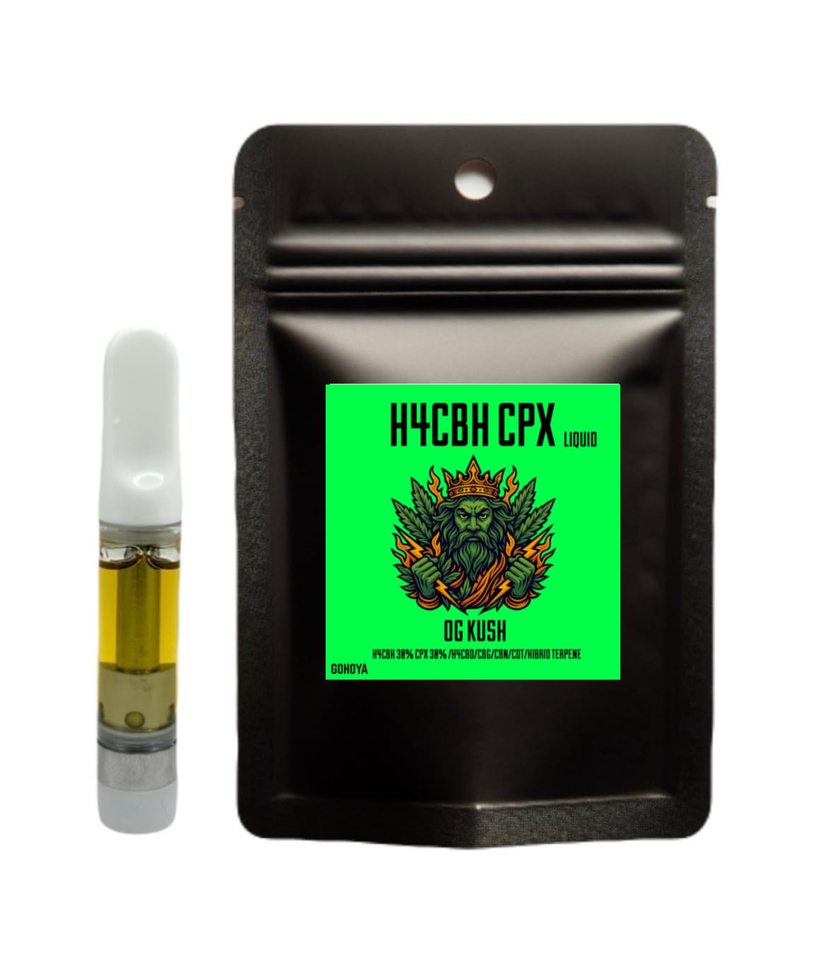 Amazon | 【GOHOYA】H4CBH CPXリキッド 1ml 510規格 thc free (OG KUSH