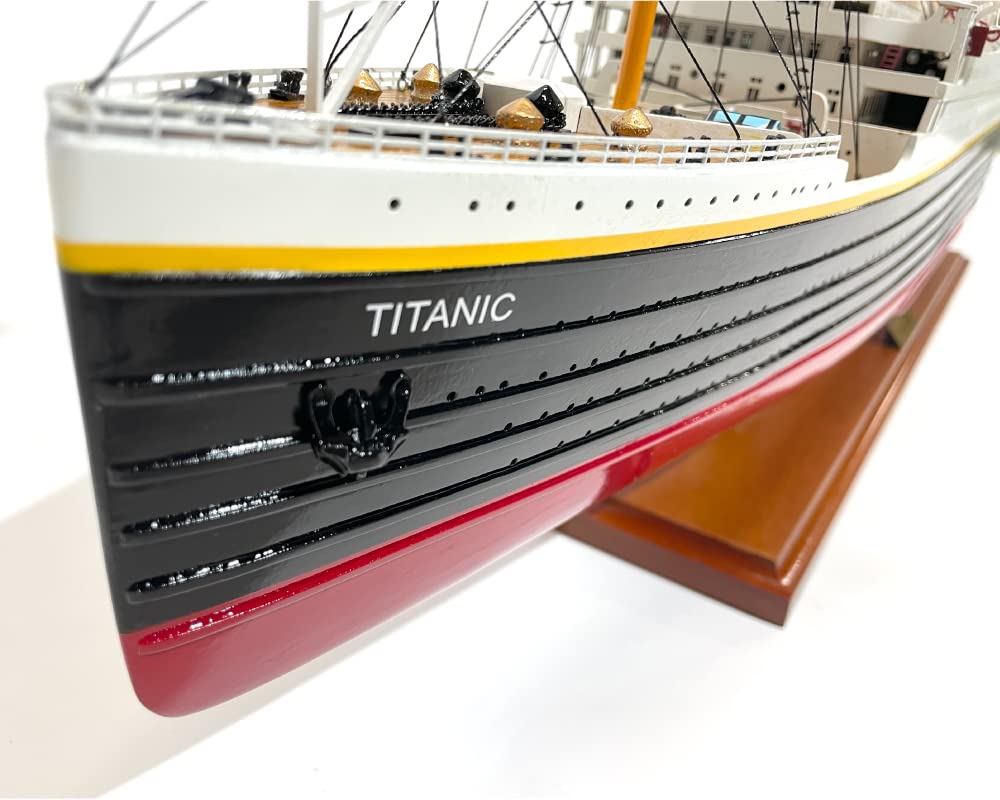 Amazon.co.jp: 木製 手創り 模型船 タイタニック号 RMS TITANIC
