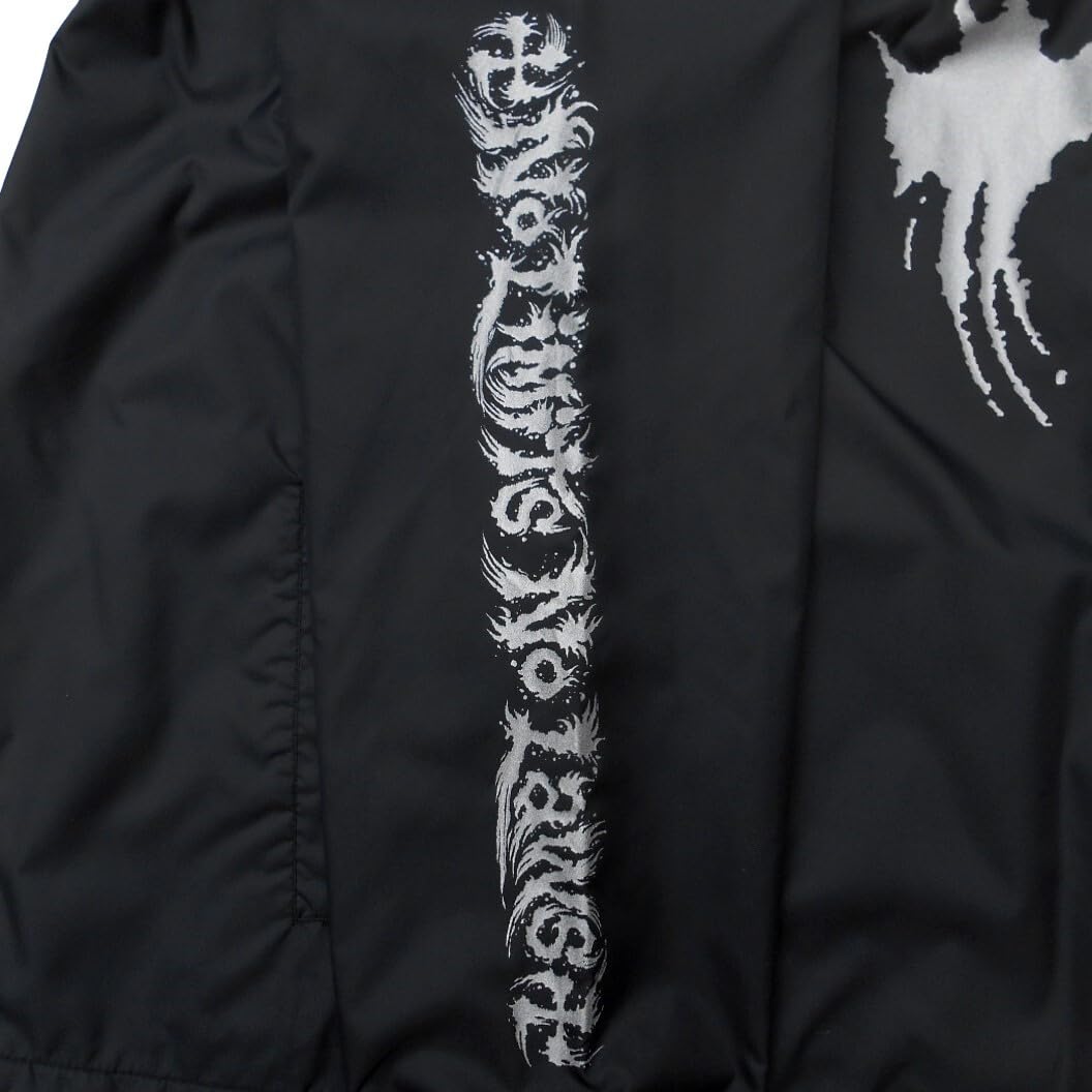 Amazon.co.jp: CPW SKATE SHOP SUGIMANJI WIND BREAKER ブラック 黒x銀