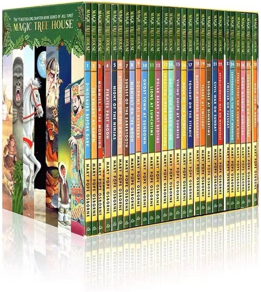 Amazon.com: A Library of Magic Tree House Collection 28 Books Box