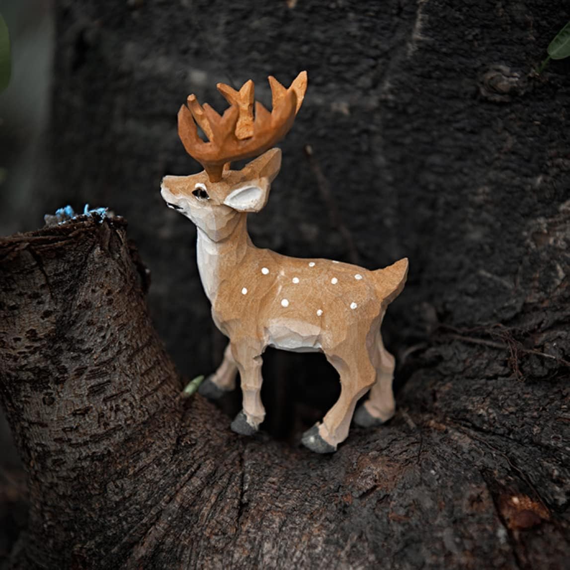 Amazon.co.jp: 可愛い置物 鹿 フィギュア ミニチュア おもしろい置物