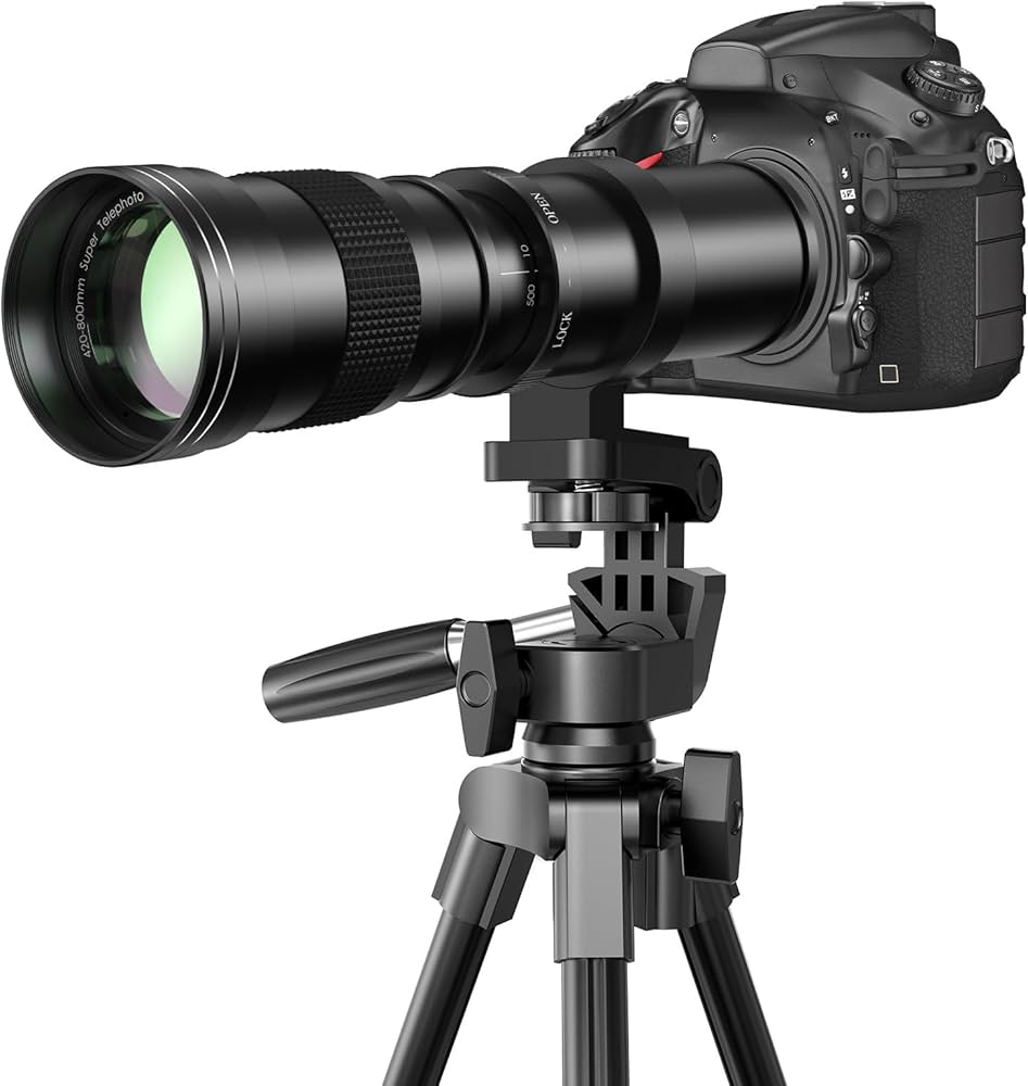Amazon.co.jp: Lightdow 対応ニコン Nikkor 望遠レンズ 420-800mm F