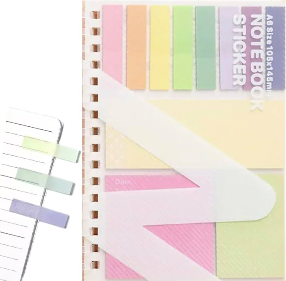 Amazon.co.jp: E&K726 ノートと付箋がセットになった! 付箋付きA6