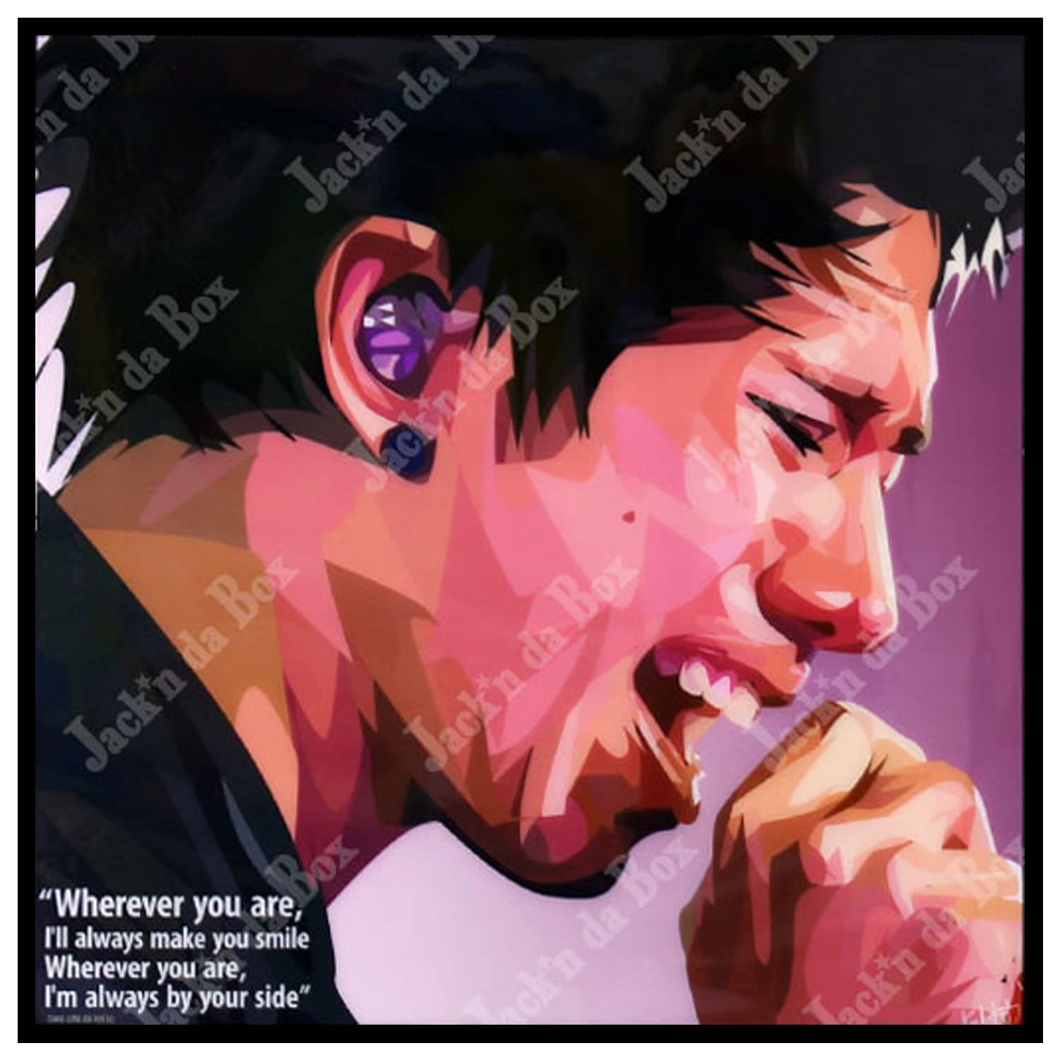 Amazon.co.jp: キータタット アートパネル ポップアート ONE OK ROCK