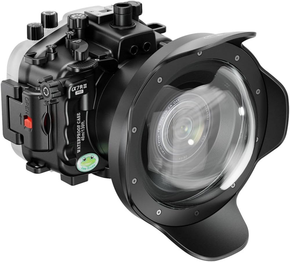 Amazon | Sea frogs ブラック ソニーA7III A7RIII水中ハウジング 40m
