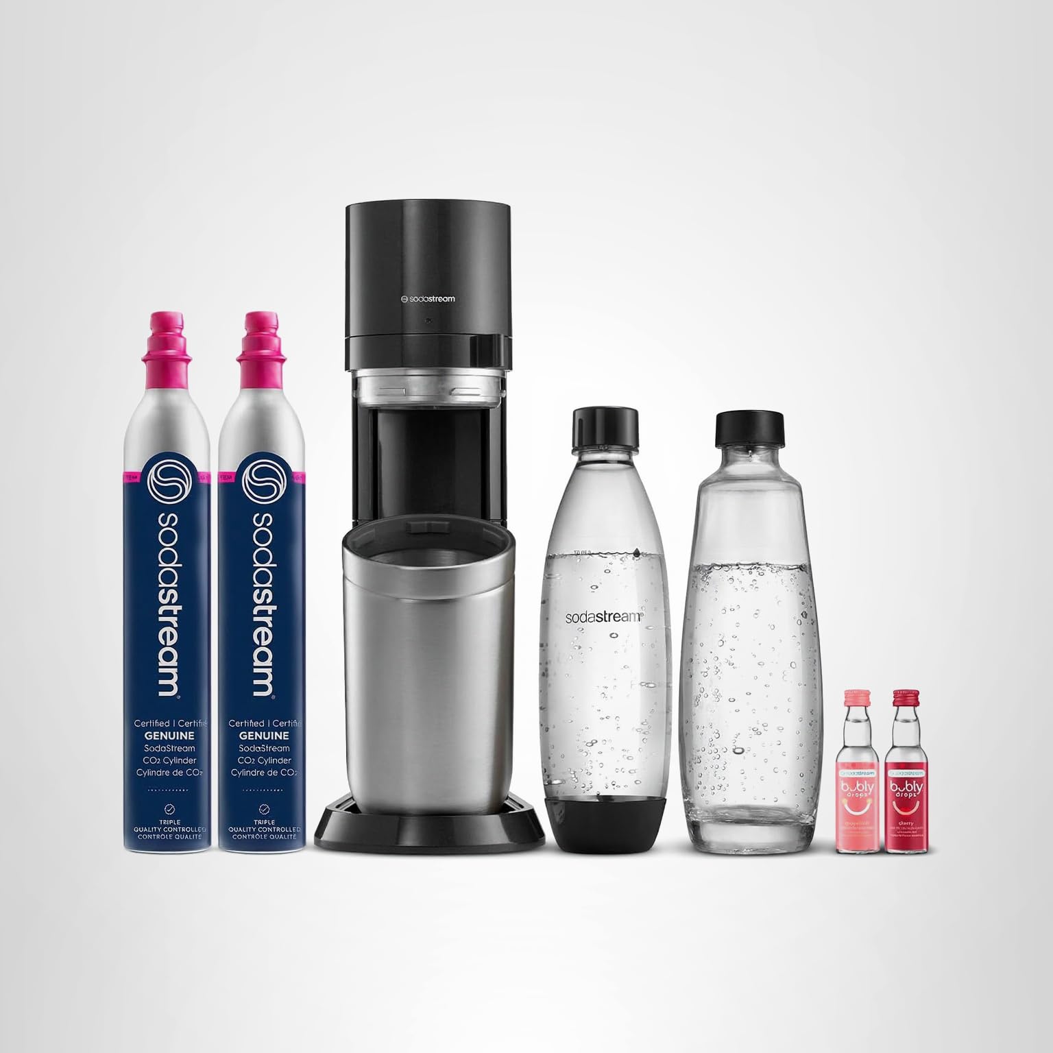 Amazon.com: SodaStream E-Duo Sparkling Water Maker Bundle (Black