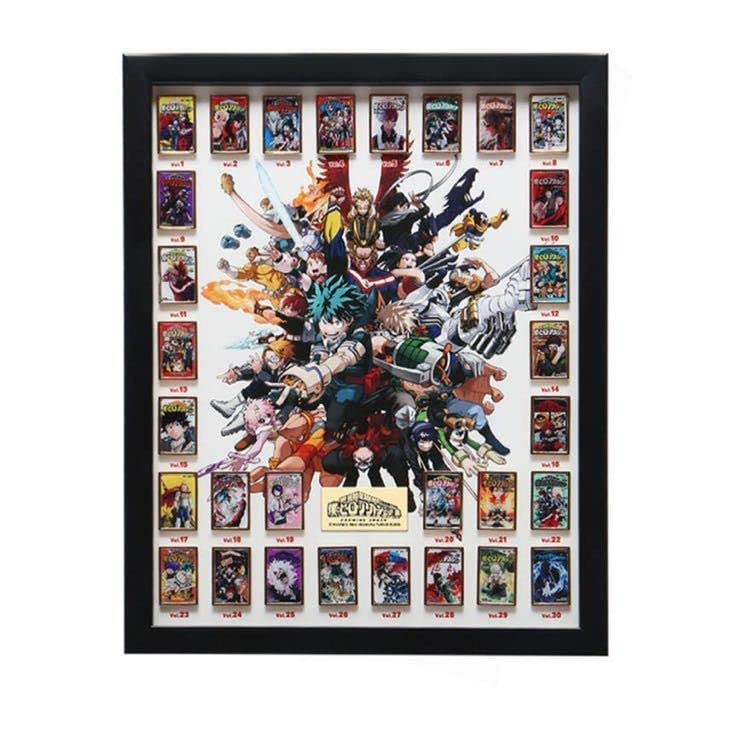 Amazon.co.jp: 僕のヒーローアカデミア 額装ピンズセット ピンズ 複製