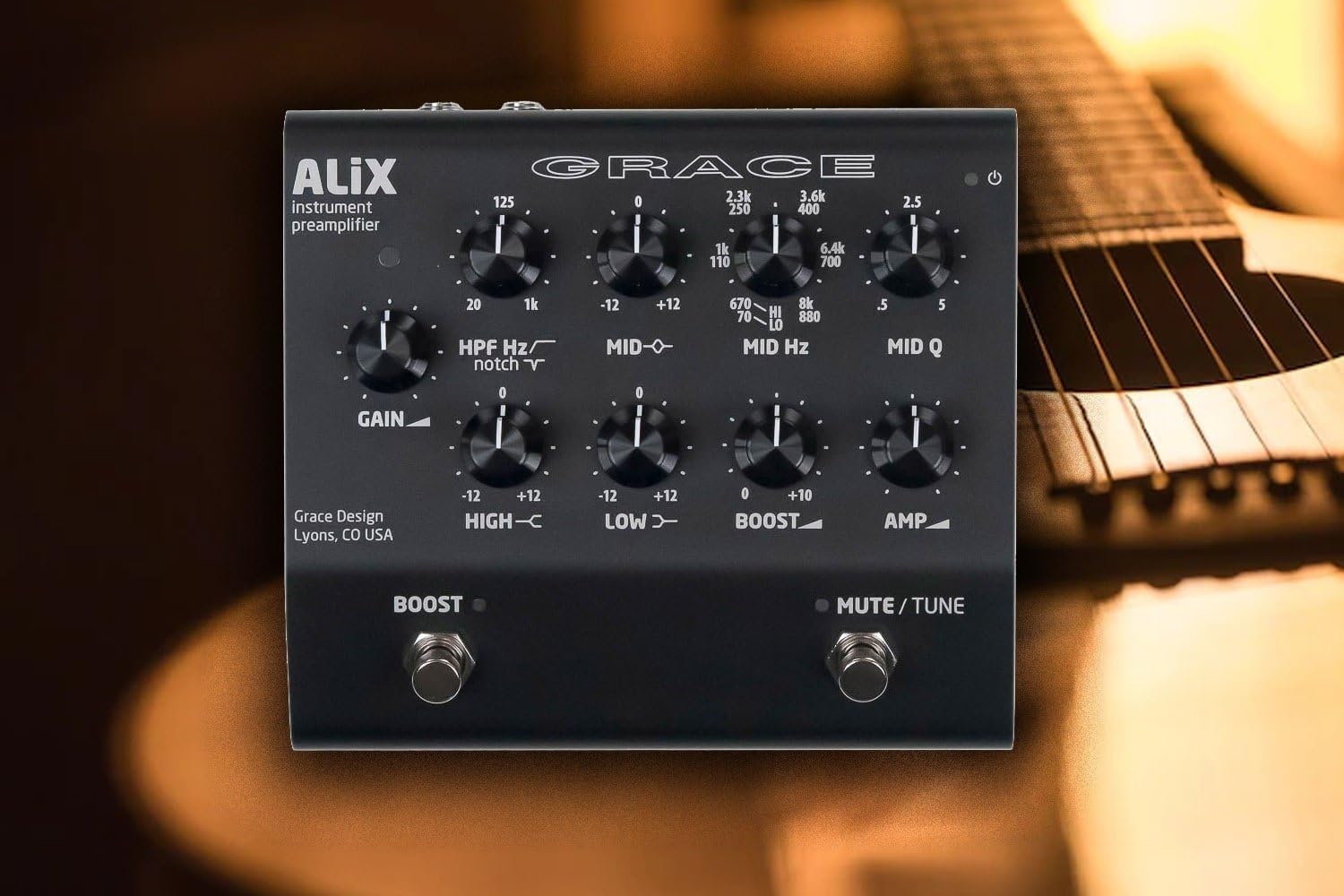 Amazon.co.jp: GRACE DESIGN ALiX ブラック プリアンプ EQ/DI