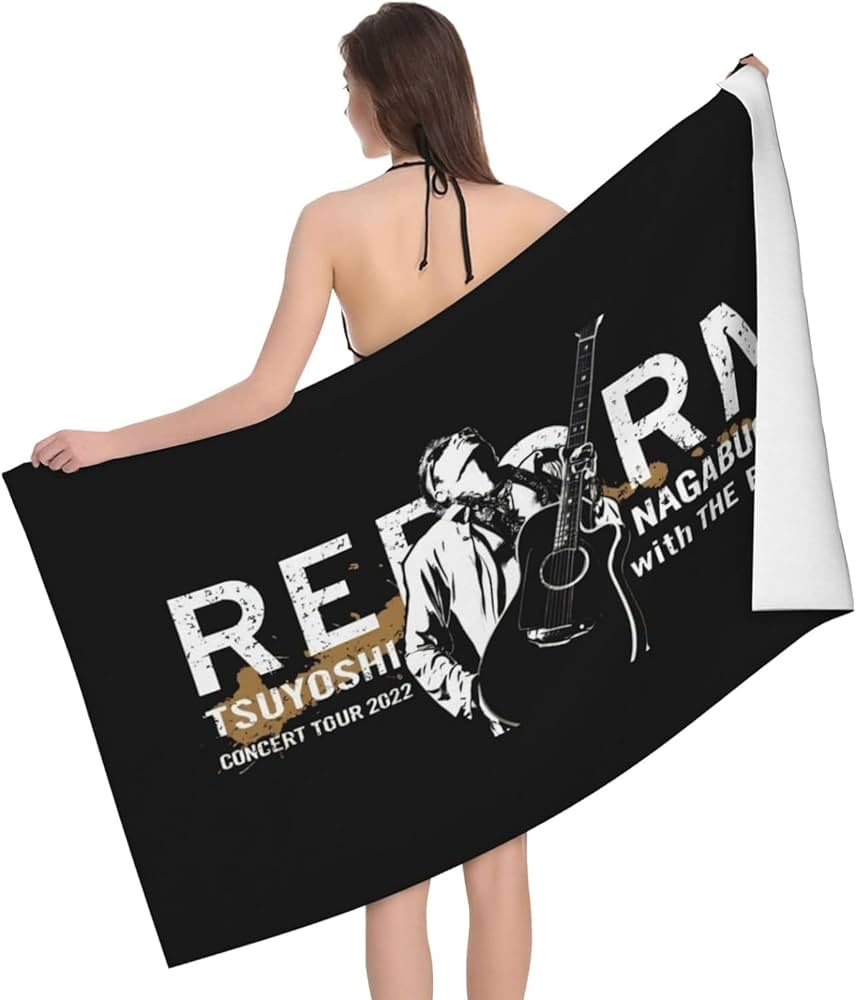 Amazon｜長渕剛6 マイクロファイバー バスタオル 大判 タオル 掛けれる