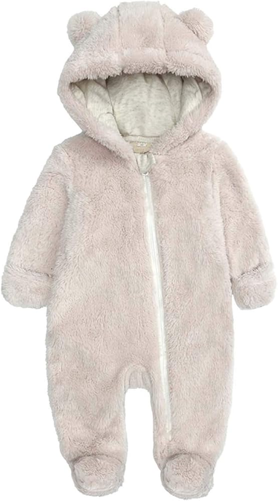 Amazon.com: Toddler's Cute Snowsuit Cotton Fleece Lined Outfits
