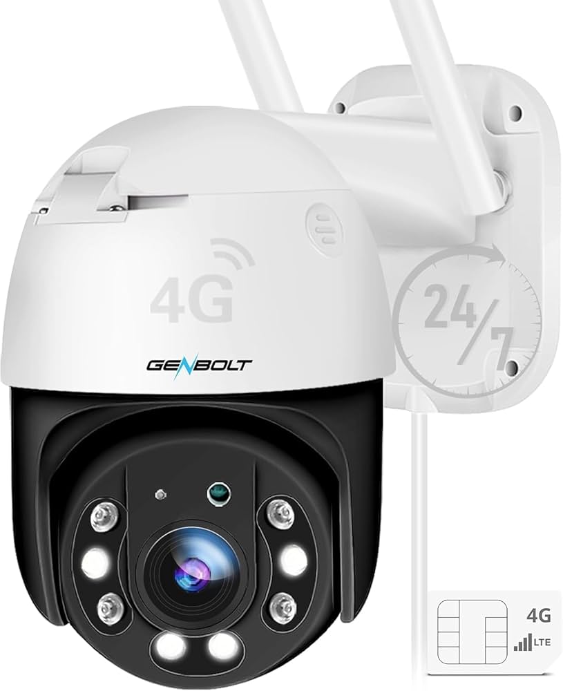 Amazon.co.jp: 【4G LTE通信】防犯カメラ ワイヤレス 屋外 GENBOLT SIM