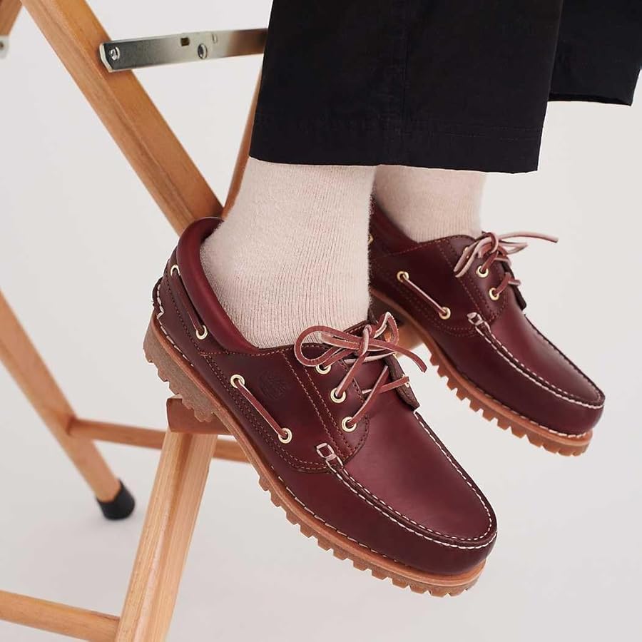 Amazon.com | Timberland Men's 3-Eye Lug Handsewn Boat Shoe
