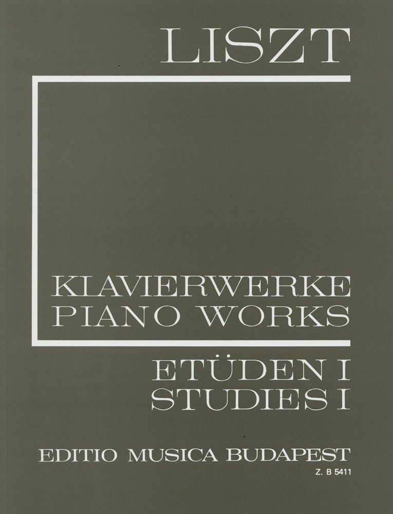 リスト: 超絶技巧練習曲集/新全集シリーズ I 第1巻 /ムジカ