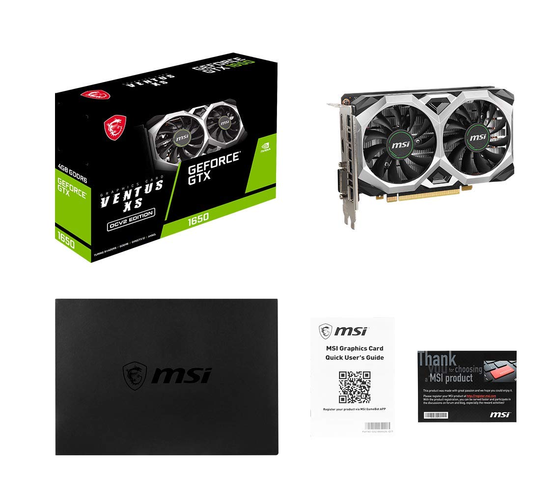 Amazon | MSI GeForce GTX 1650 D6 VENTUS XS OCV2 グラフィックカード