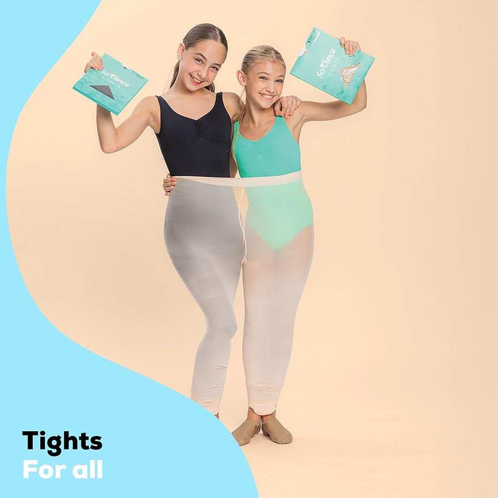 Amazon.com: So Danca - Child Ballet Pink Convertible Tights, 85