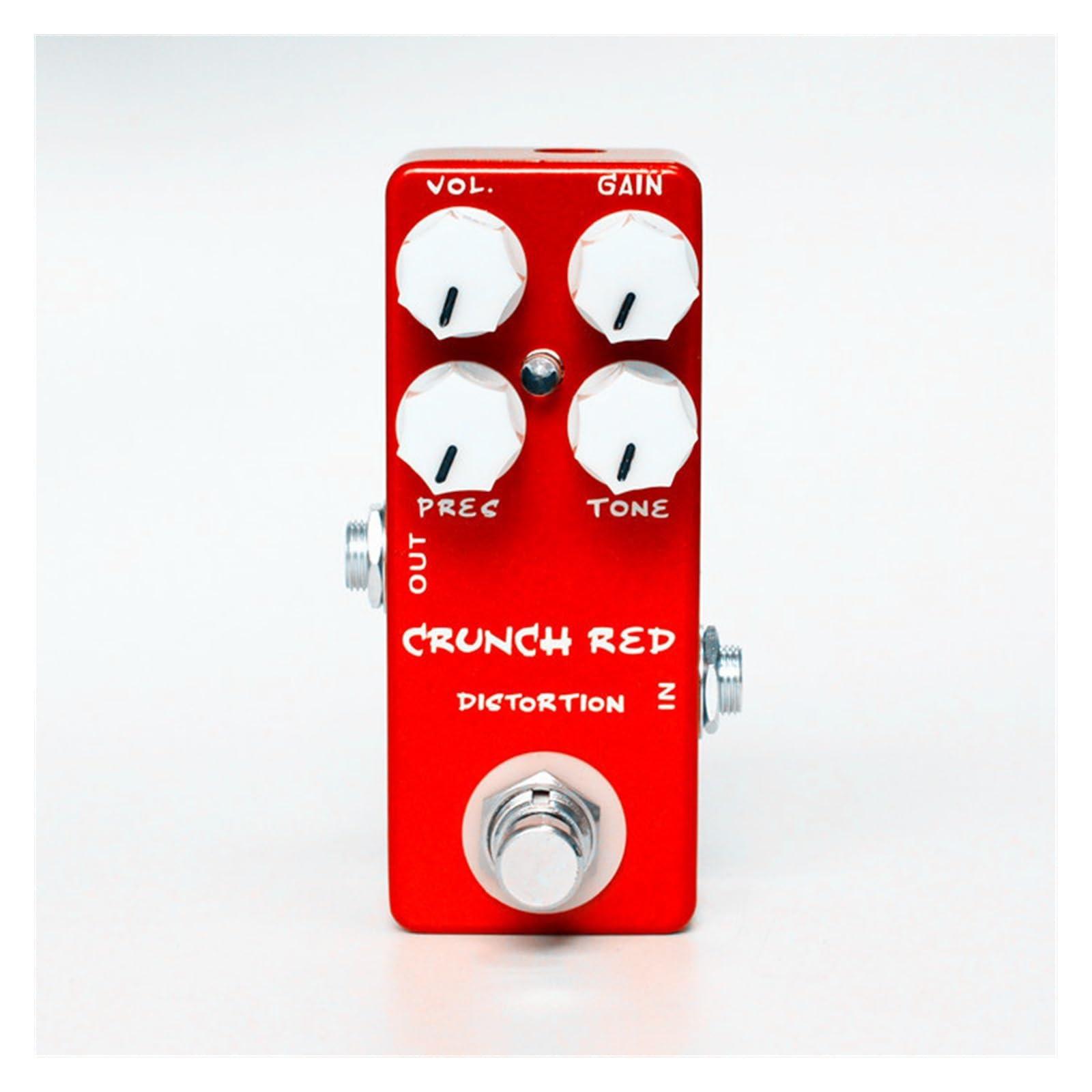 Amazon.co.jp: レッドディストーションギターエフェクトペダルクランチ