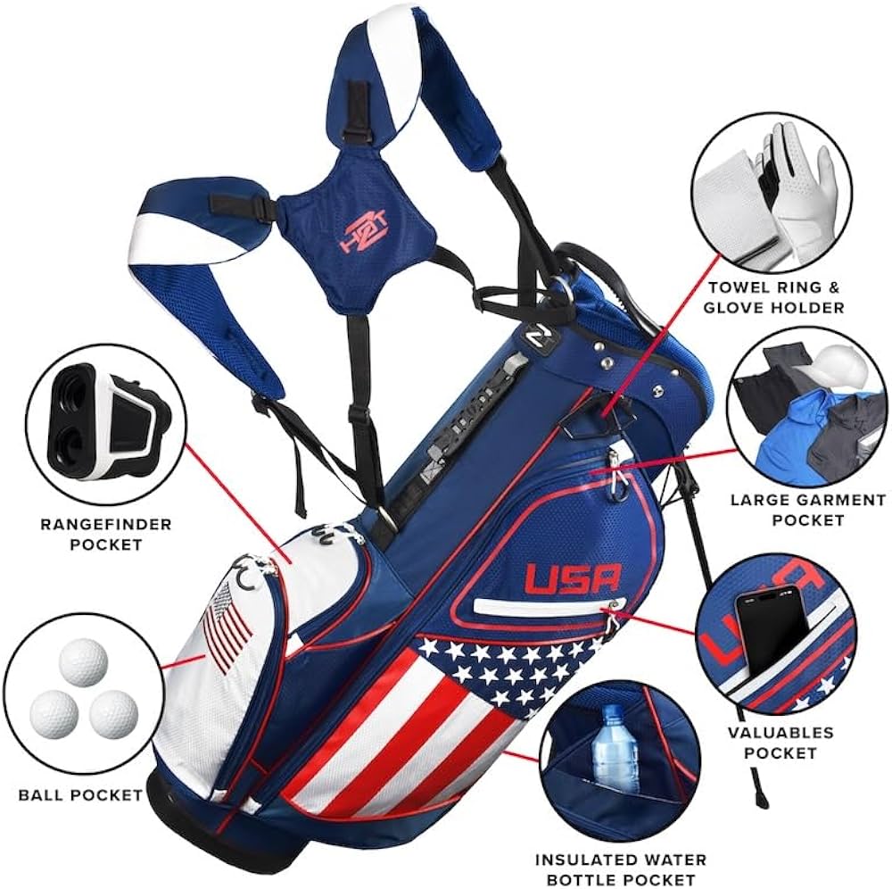 Amazon | Hot-Z Golf アメリカ国旗 デラックス 星条旗 14ウェイ 仕切り