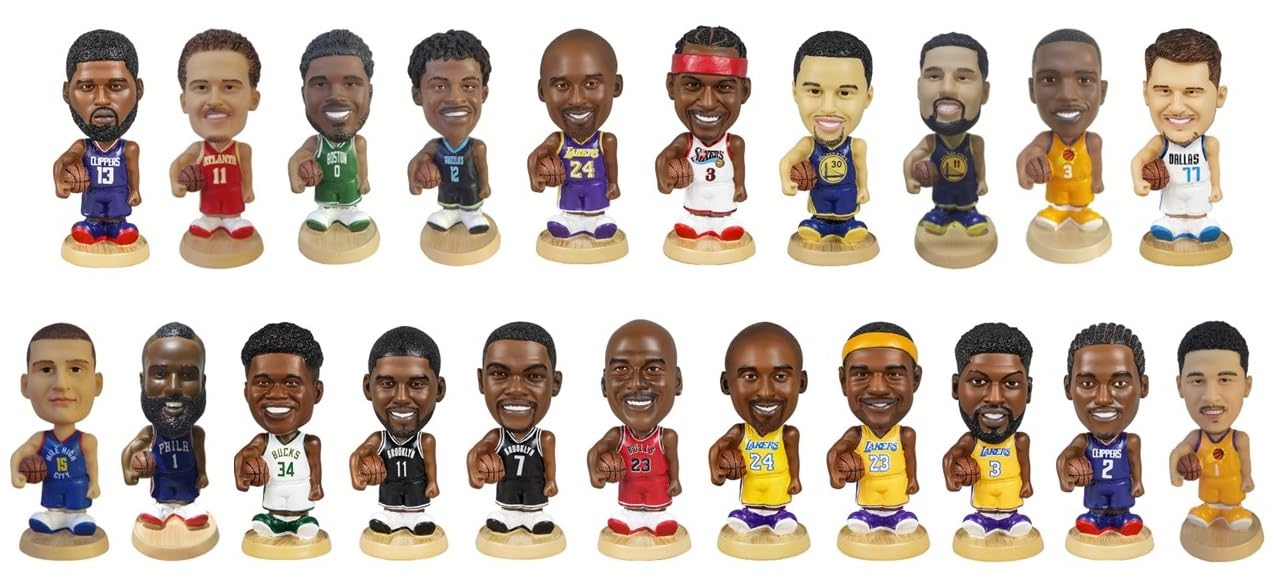 Amazon.co.jp: NBA バスケットボール 選手 ボブルヘッド フィギュア 二