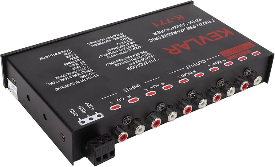 Amazon.co.jp: 7バンドグラフィックEQ、ステレオシステム用のカー