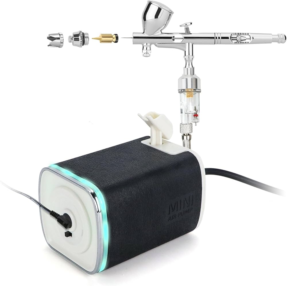 Amazon.co.jp: Anesty AQuieto 静音 エアブラシ コンプレッサー セット