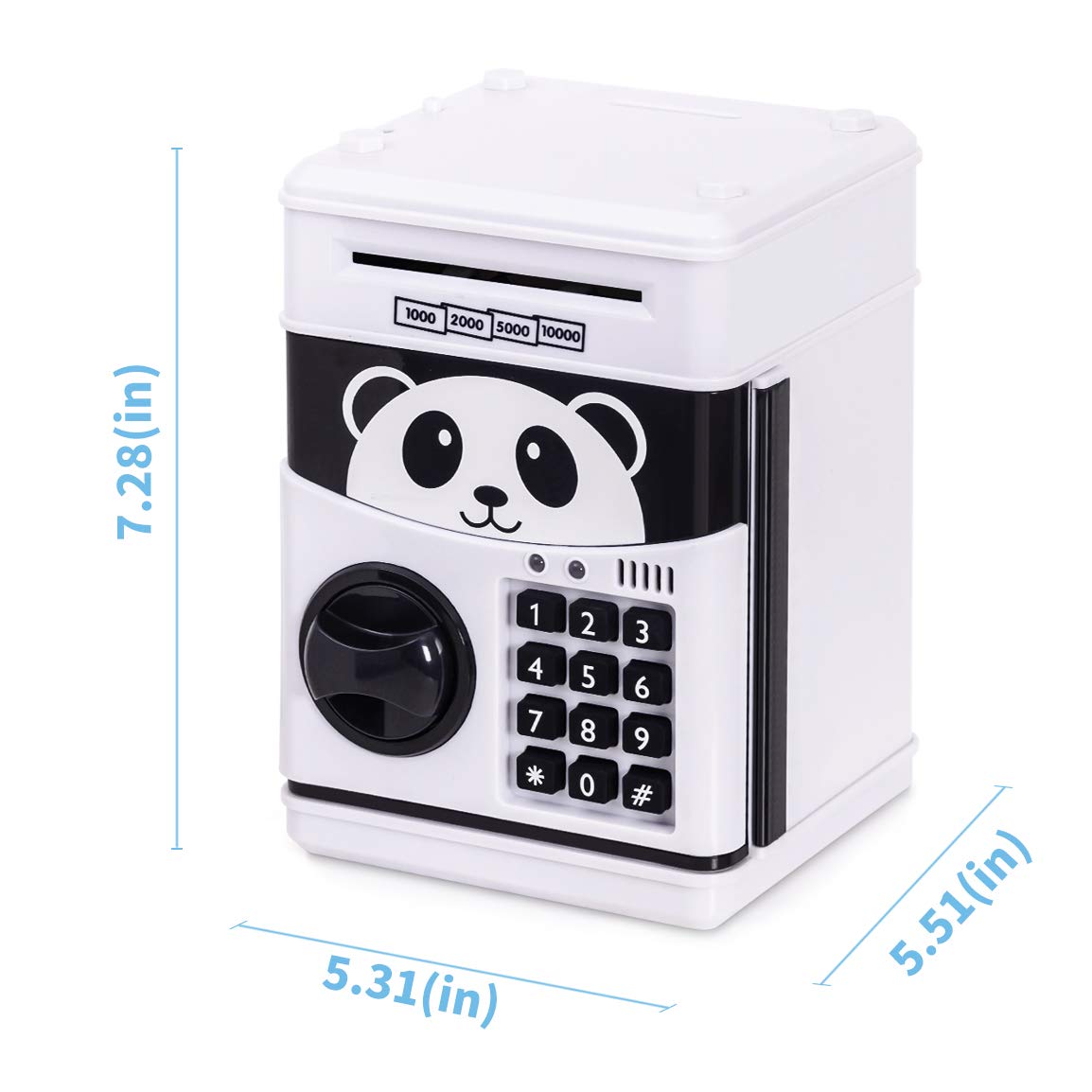 Amazon.co.jp: Refasy 子供用貯金箱 3~4歳 ミニATM電子コインバンク