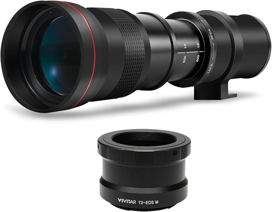 Amazon.com : High-Power 420-800mm f/8.3 Manual Telephoto Zoom Lens
