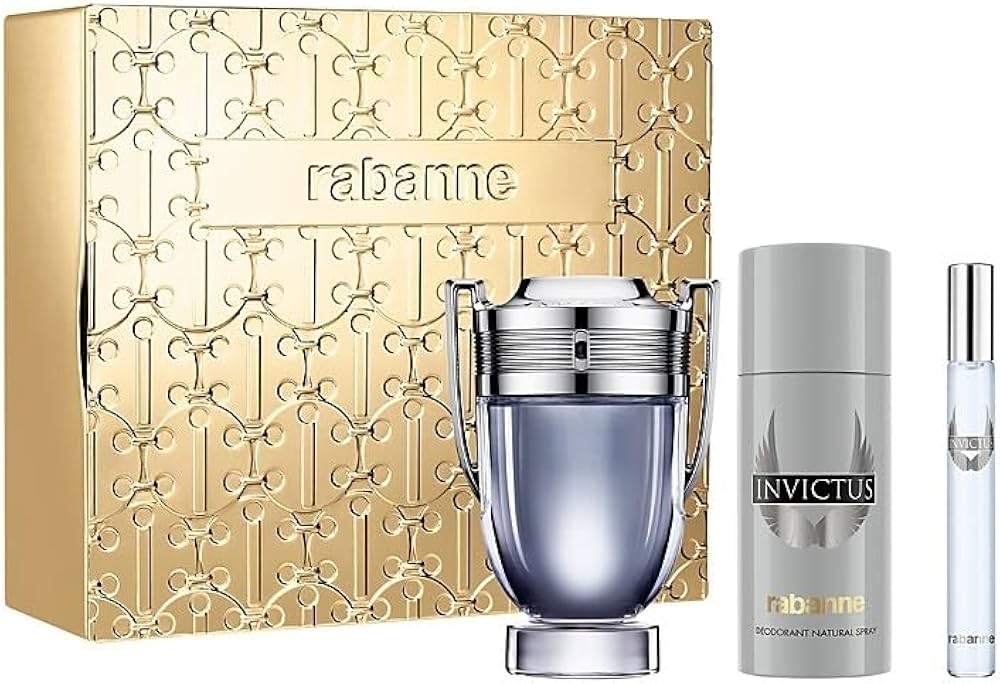 Amazon.com : Paco Rabanne Invictus 3-Piece Gift Set for Men, (3.4