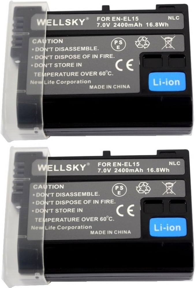 Amazon | WELLSKY EN-EL15 EN-EL15a EN-EL15b EN-EL15c 2個 互換