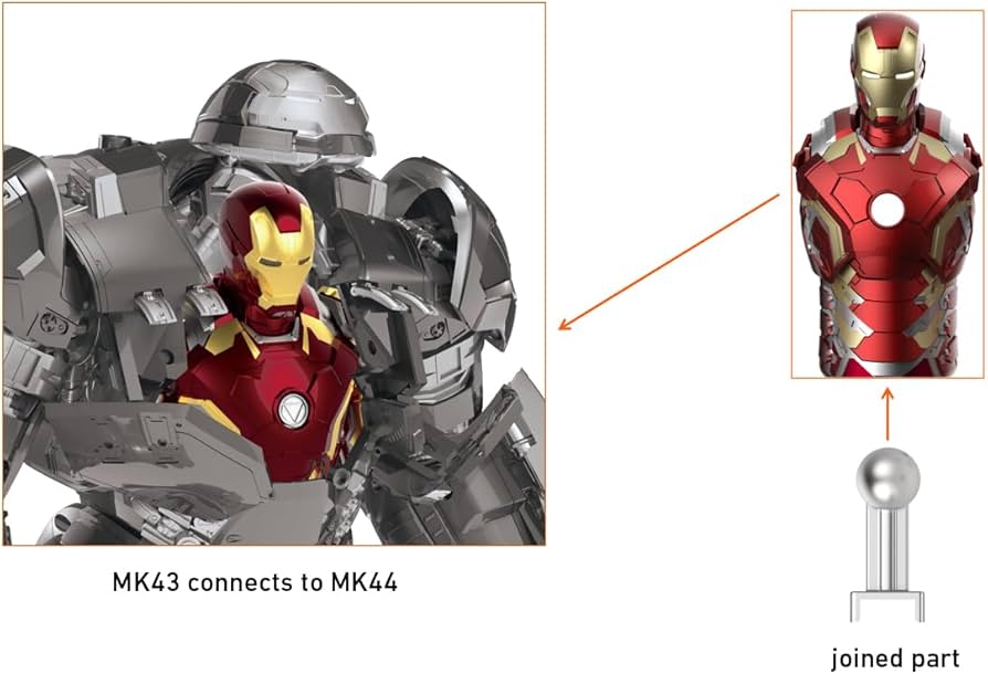 高さ約45cm ハルクバスター 色分け済みプラモデル アイアンマン Amazon