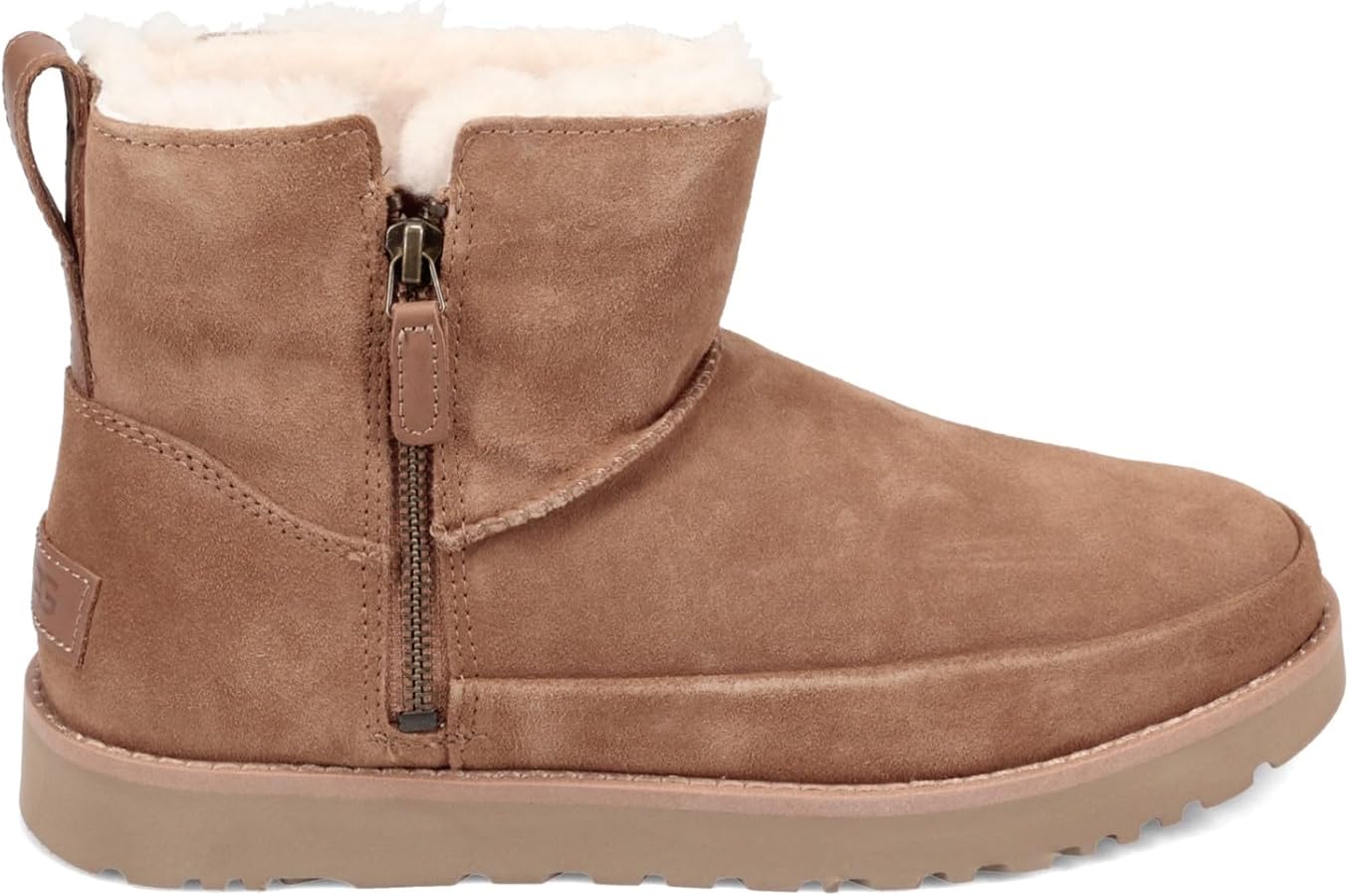 Amazon | UGG レディース クラシックジップミニアンクルブーツ, チェス