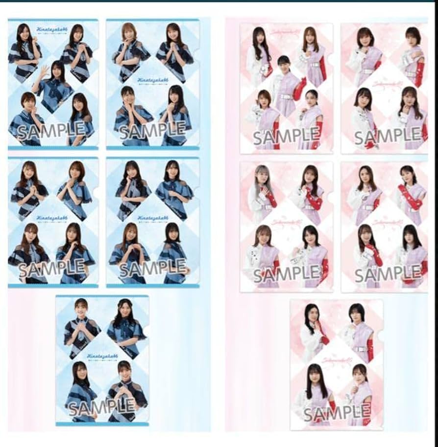 Amazon.co.jp: 櫻坂46 日向坂46 クリアファイル 全10枚セット G : おもちゃ