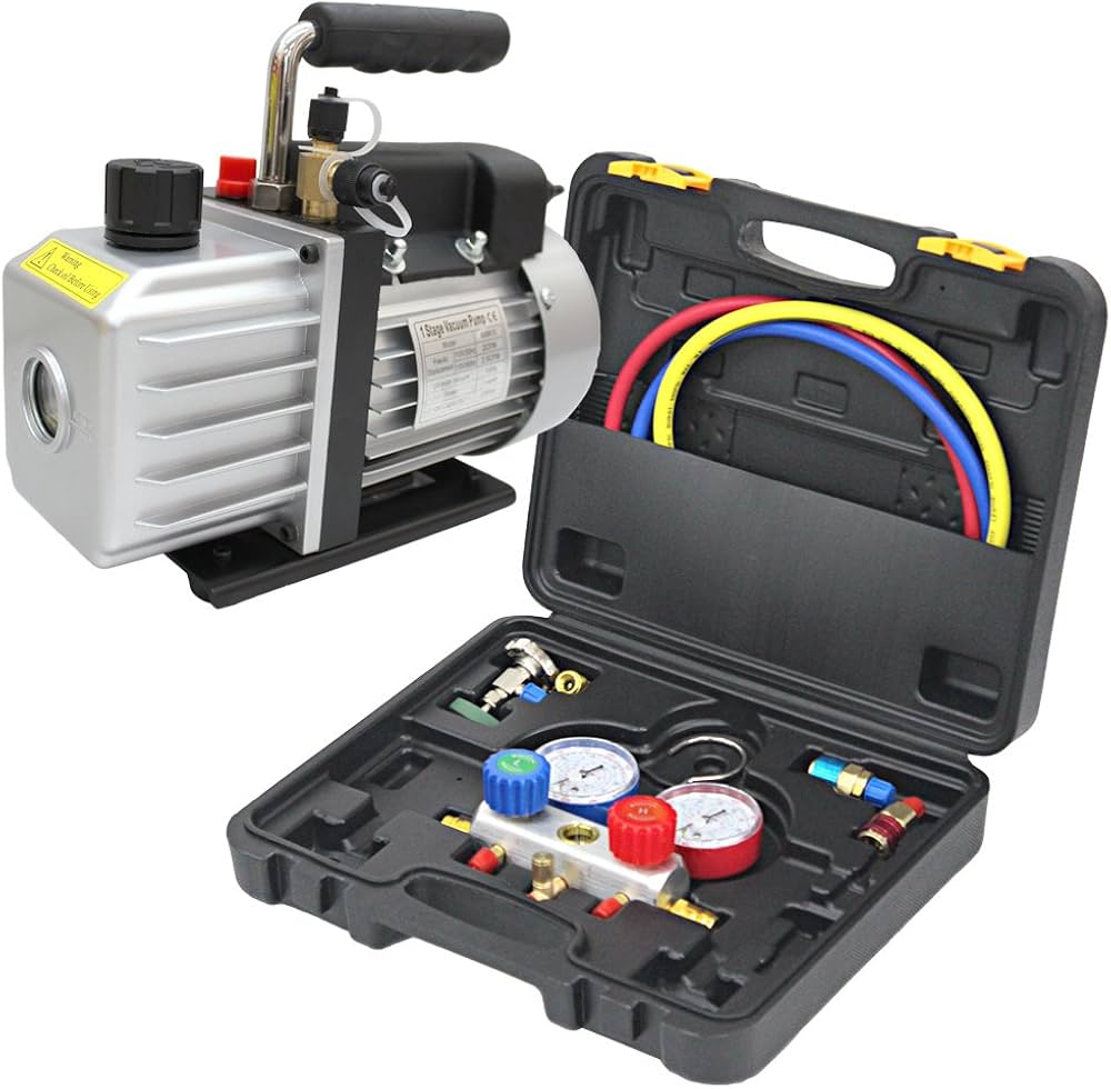 Amazon.co.jp: WEIMALL エアコン マニホールドゲージセット R134a R32