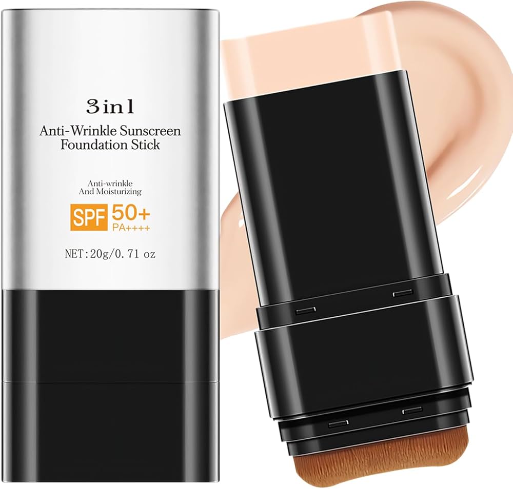 Amazon.com : Foundation Stick with Brush, SPF 50, Hydrating Anti