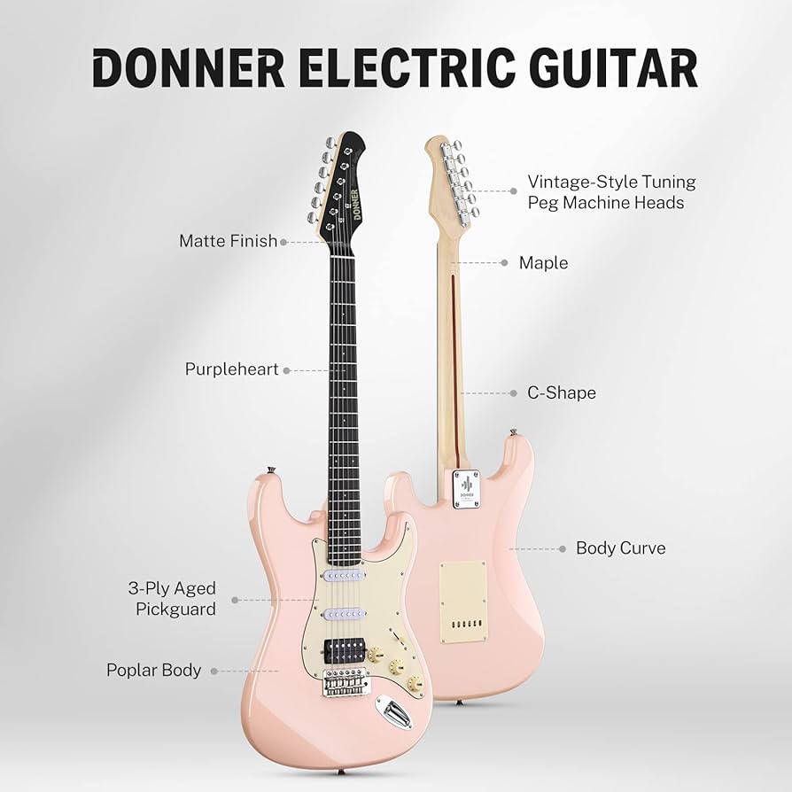 Amazon.com: Donner 39 Inch Electric Guitar, Designer Series DST