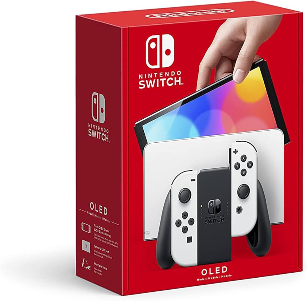 Amazon.com: Nintendo Switch – OLED Model w/White Joy-Con : Video Games