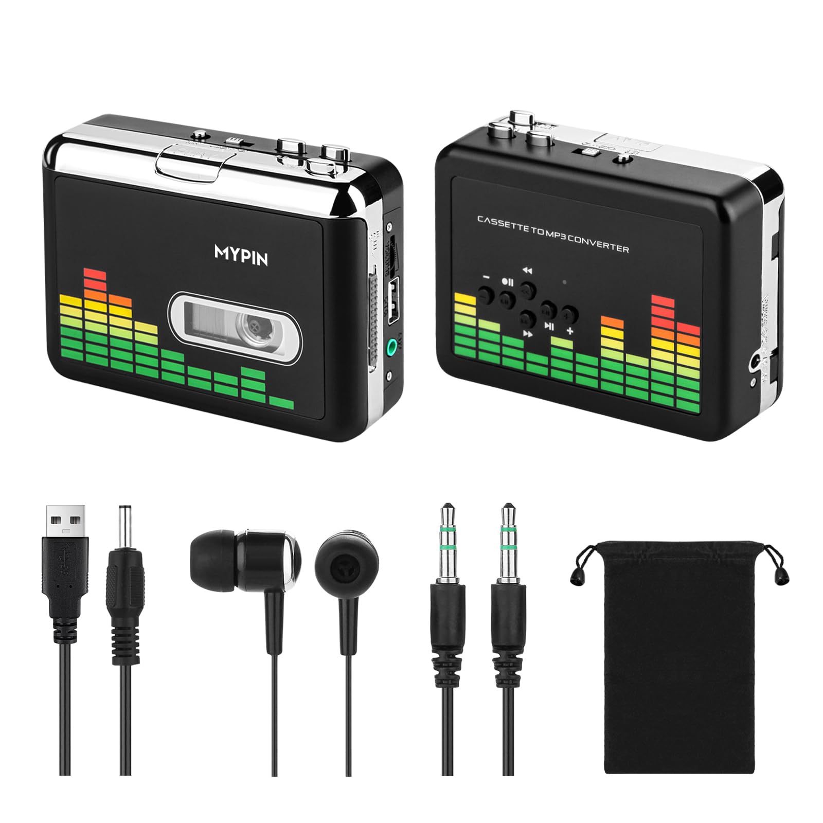 Amazon.co.jp: MYPIN MP3コンバーター カセットテーププレーヤー