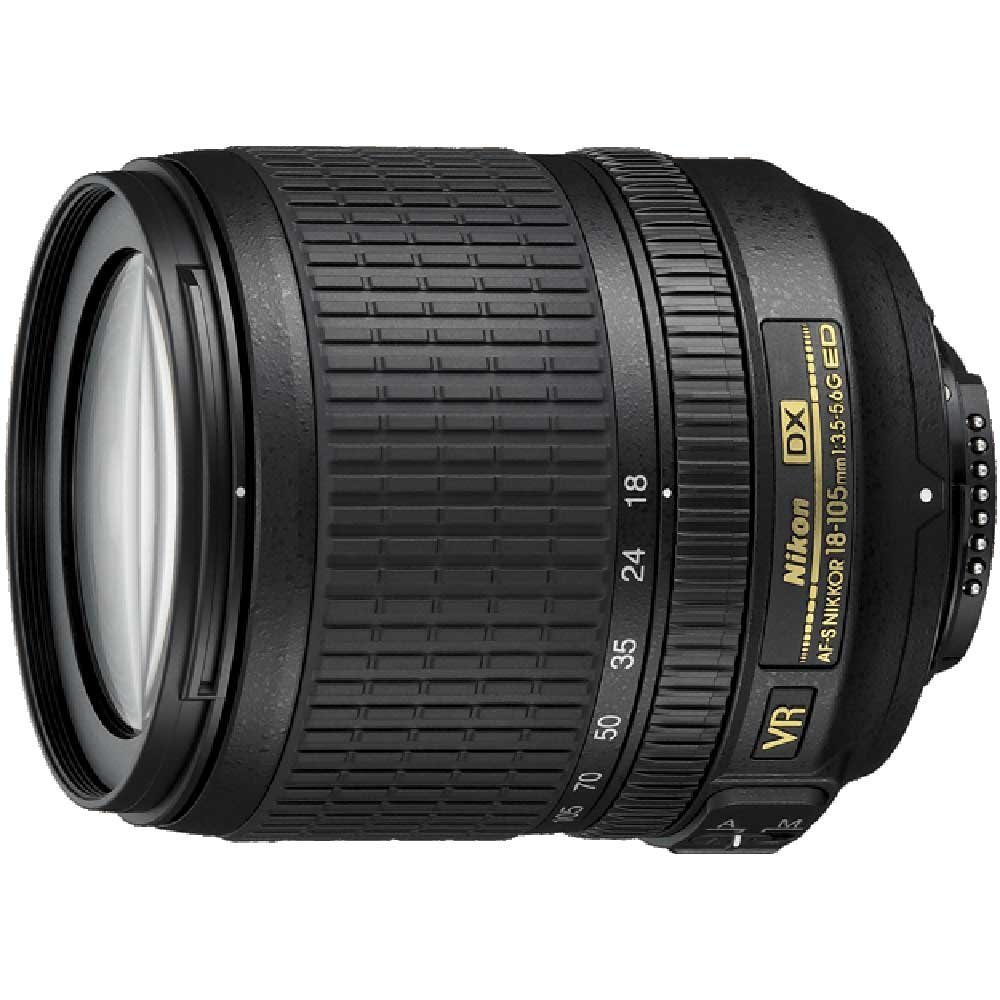Nikon Af-S Dx 18-105Mm G Vr Zoom Lens for DSLR Camera - Black