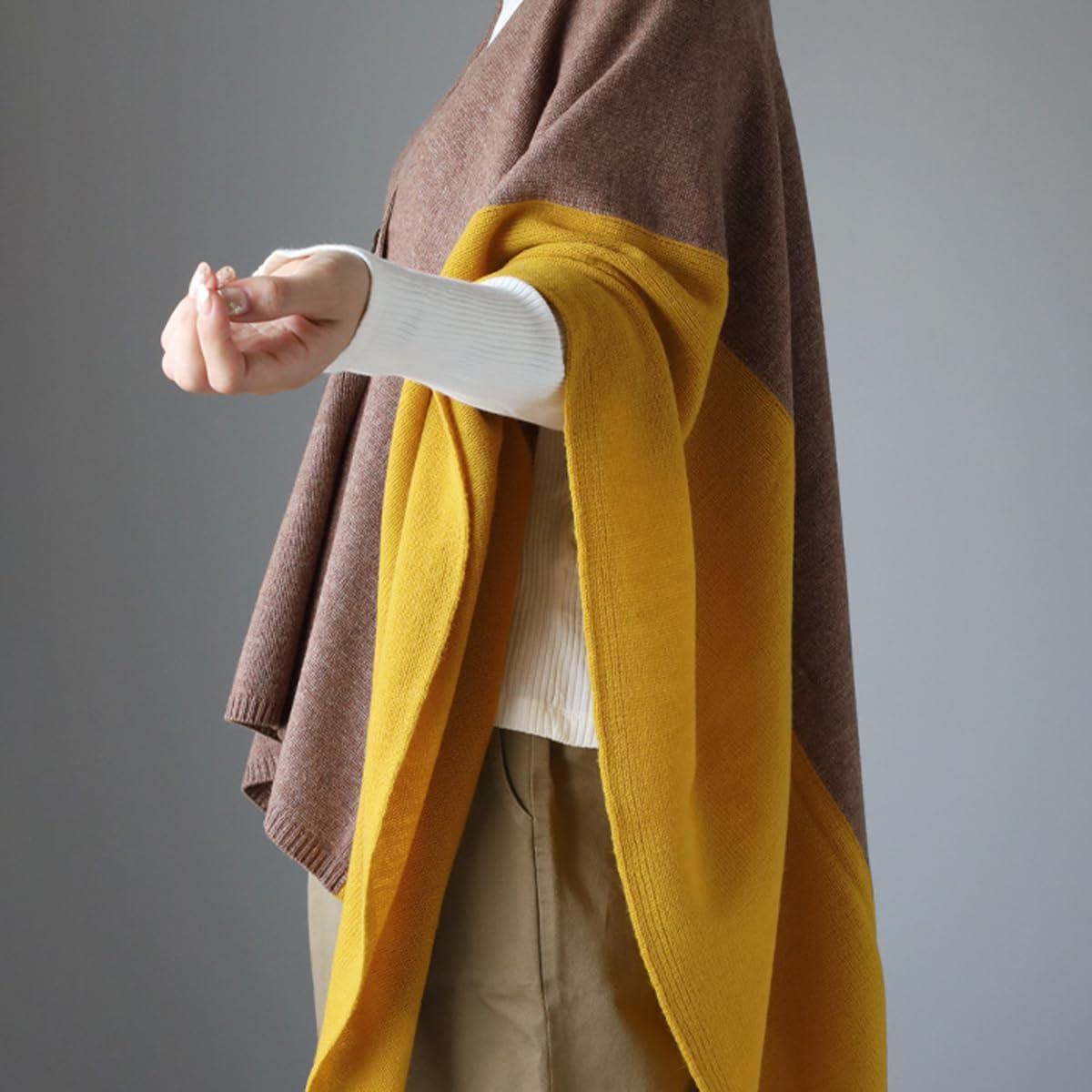 Amazon | SAIFUKU (サイフク) mino(みの) tate 羽織るポンチョ