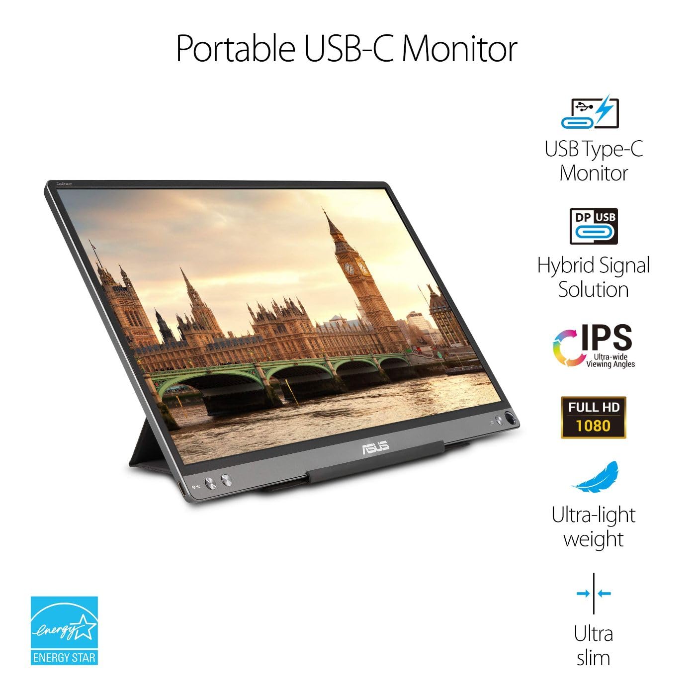 Amazon.com: ASUS ZenScreen 15.6” 1080P Portable USB Monitor